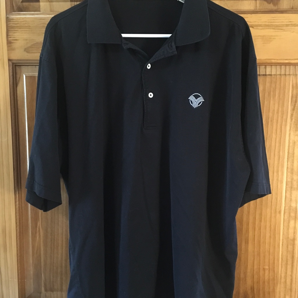 Fairway  Greene Black Polo Shirt Mens Xl Embroidered Logo Golf